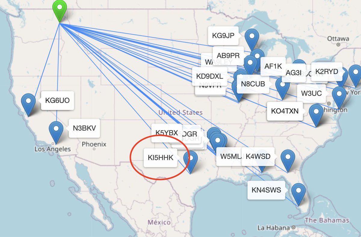 Thanks Lance @Ki5Hhk for POTA K-3038, 57 sig in DN17. Always fun to catch sat buddies on HF. Go get him, he is at 20m 14.315 MHz,
