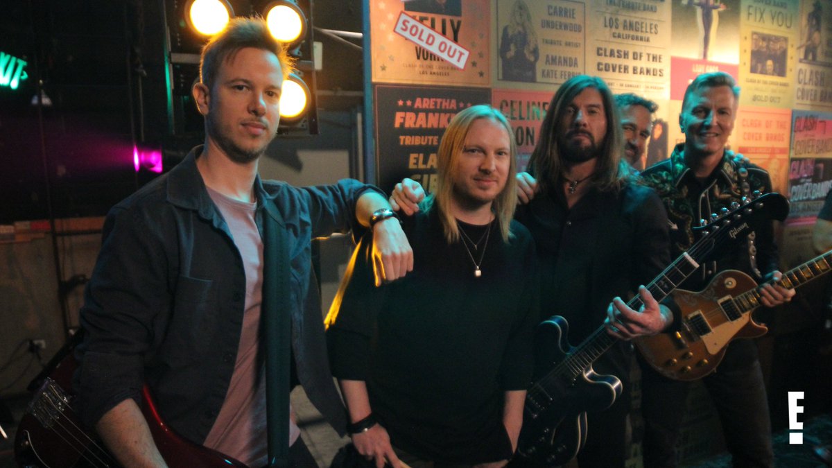 eentertainment's tweet photo. 90s Rock hits the stage on next week's #ClashOfTheCoverBands! 🎸🎶 It's @foozfighters vs @blank281 for another EPIC night of music, Wednesday at 9:30/8:3oc. https://t.co/xKTb9jrvrq