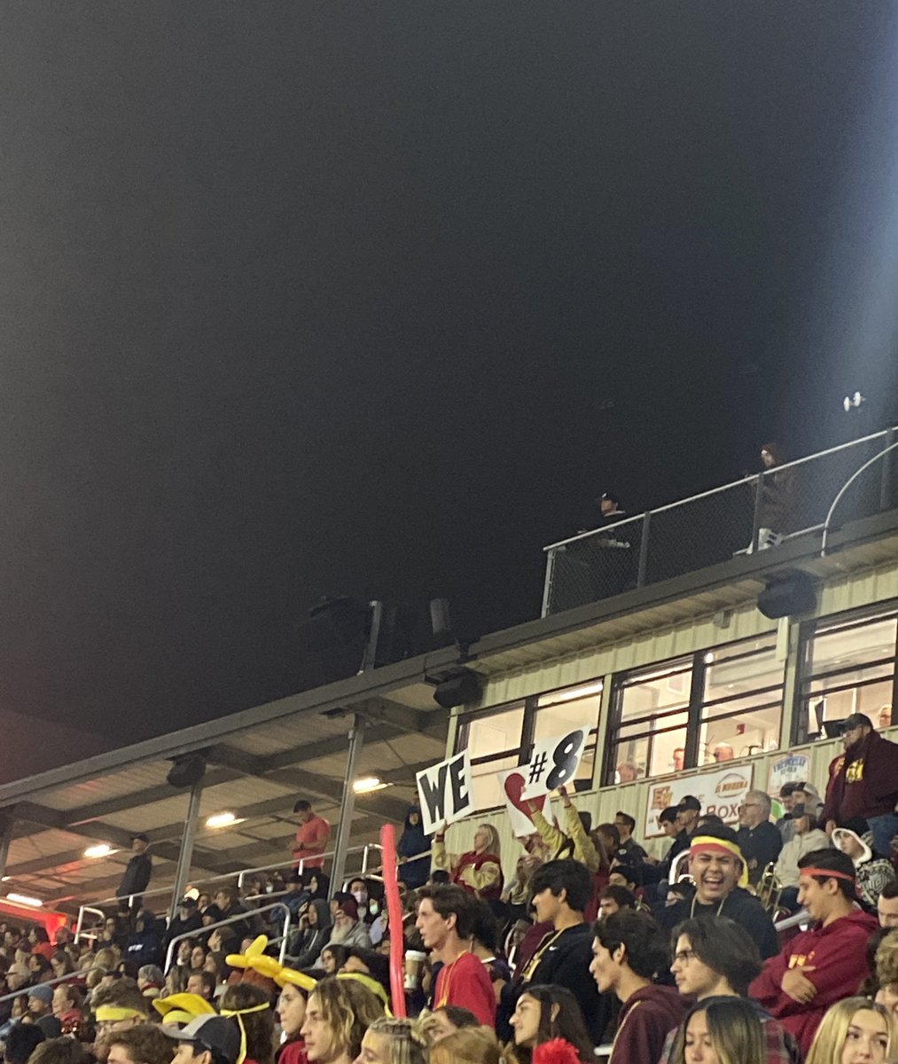 elmoROWDY's tweet photo. ROWDY ROOTER RECAP - PLAYOFF GAME!! ❤️💛❤️💛

Last night @elmodenafb won an incredible game against DHHS, consequently getting the rowdy rooters hyped for Thursday night football! This recap is long, wild and gets better as the game got tighter toward the end (😉)! https://t.co/SUNmOG2LSI