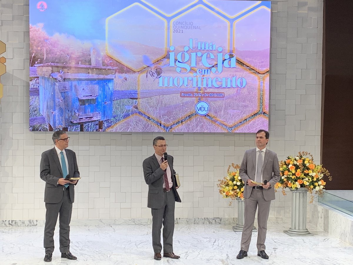 iasdsudamerica's tweet photo. Apertura de un Concilio Quinquenal más de la Iglesia Adventista del Séptimo Día. Los líderes de ocho países de Sudamérica se unieron bajo el lema “Una Iglesia en Movimiento”. https://t.co/ddsHCb7cHZ