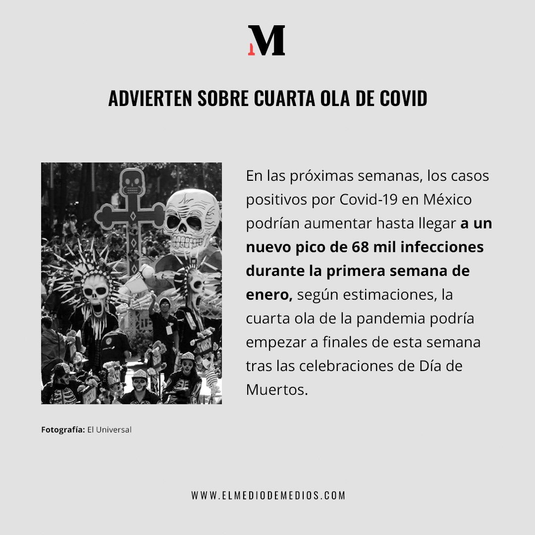 ElMedioDeMedios's tweet photo. El Medio de Medios te presenta el #ResumenDeLaSemana. 

✔ Frena EU reforma eléctrica de AMLO. 
✔ Advierten sobre cuarta ola de Covid. 
✔ Balacera y pánico en Quintana Roo. 

Suscríbete a nuestra Web App ➡️ https://t.co/IC2rz6klP8 https://t.co/UrBHMTHppW