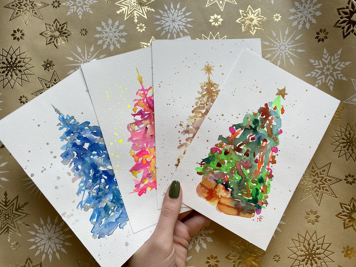 Soul_of_Earth's tweet photo. Christmas hand painted cards are in my shop: https://t.co/NABikQBf5X
.
.
.
#watercolorpainting
#etsy #art #malovanie #umelec #slovakart #dnesmalujem #dneskreslim #akvarel #christmas #christmascard #vianoce #vianoce2021 https://t.co/zwBmibJP2a