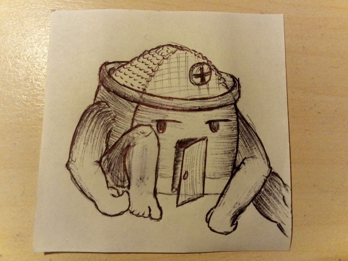 JinxPliskin's tweet photo. "house" - an art a day (day 20)
(tomorrow's prompt: Cactus) https://t.co/CPqevSiWyI