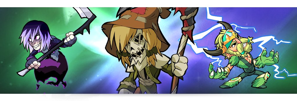 Team99FastNinja's tweet photo. Special giveaway#11
We will be giving Halloween Bundle! (We know it´s late) 

The bundle includes:
Nix Legend Unlock
Scarecrow Nix Skin
Maniacal Laugh Emote

Retweet,like and follow 
@Team99FastNinja

What´s your favorite skin in Brawlhalla?

Ends 5/12 GL! https://t.co/Yqk7PHCgEH