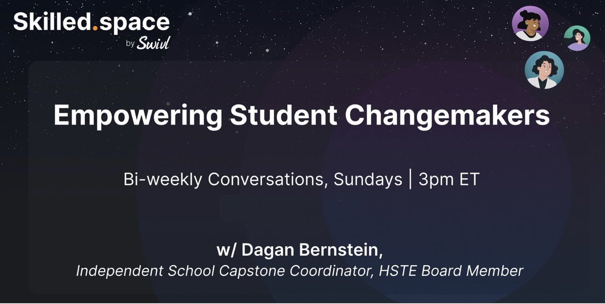 DaganBernstein's tweet photo. 🙌Very inspired by the Schools of the Future student presentations last week.
🤩Lots of student sharing about remote learning, community projects, model United Nations program, and so much more.
👉Come talk about these programs and other topics this Sunday, 11/7 at 3pm ET. https://t.co/TKGxjxbaV8