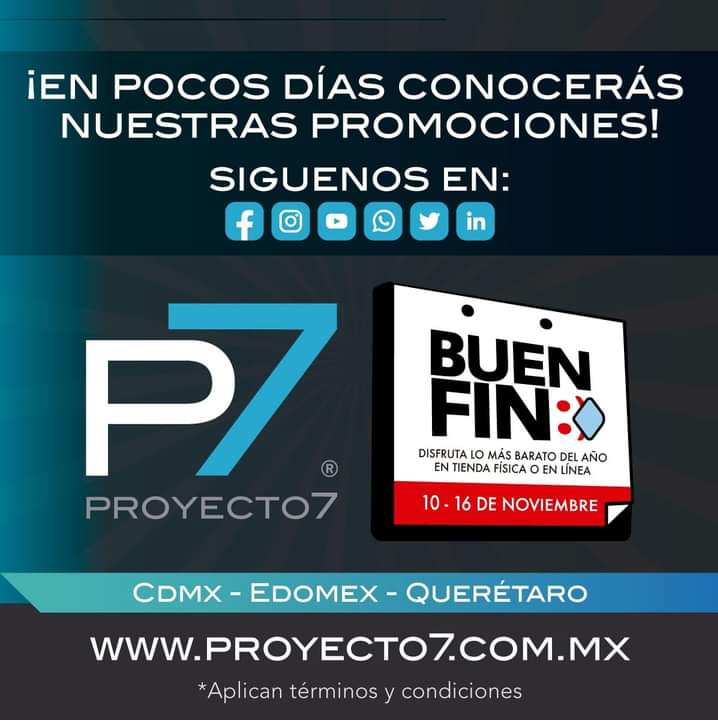Proyecto_7's tweet photo. Muy pronto podrás descubrir nuevas oportunidades para seguir haciendo crecer tu negocio ¡No te lo pierdas! 

#Proyecto7 #BuenFin #businesscenter #coworking #oferta https://t.co/bHnsjIzoDJ