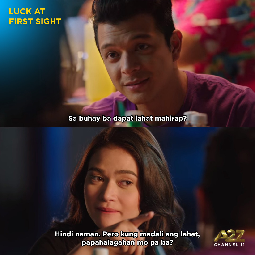 OfficialA2ZPH's tweet photo. Papahalagan mo pa nga ba ang lahat ng bagay kung madali mo itong makukuha?
🎬 LUCK AT FIRST SIGHT ngayong Sabado 4:30PM sa ZINE LOVE ng A2Z. #LuckAtFirstSight #ZineLove https://t.co/QtTho9KcUU