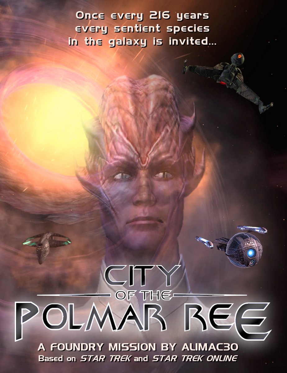 alimac30's tweet photo. Exactly 10 years ago I published “City of the Polmar Ree”, one of the playable stories I wrote for the Star Trek Online MMO. I still can’t believe how popular those stories, and this one in particular, became. I’m touched that people remember it - still! - and so fondly. (1/3) https://t.co/oRcSzmuceA