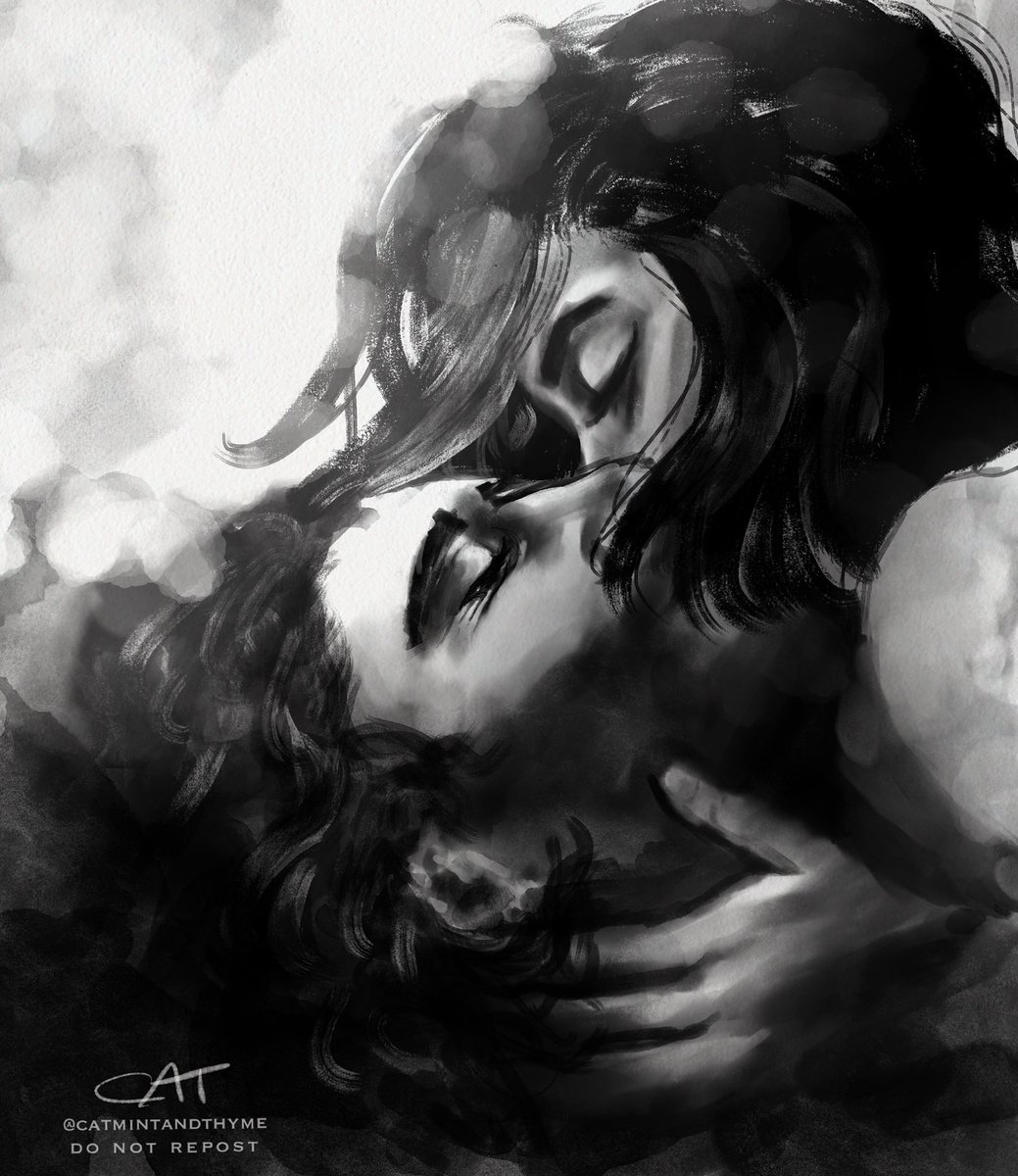 catmintandthyme's tweet photo. She pinned him in the morning light,straddling his waist,fingers curling in his hair.”I’ve got you now,Mr Parkinson.”
He laughed against her jaw.”I’m not taking your name,Pansy.”
She caught his lip in her teeth,a wicked gleam in her eyes.”Is that a challenge?”
 For @artofcrumbs❤️ https://t.co/AFftuyLfVc