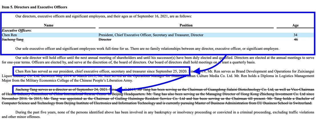 paulseo403's tweet photo. $TGGI:

📣: WE HAVE BEEN SCREAMING TANG JIACHENG FOR 2 MONTHS NOW! 

👀: Read below! It says majority (51%) shareholder, not largest shareholder!

🦉 https://t.co/h3UWbBlsQt