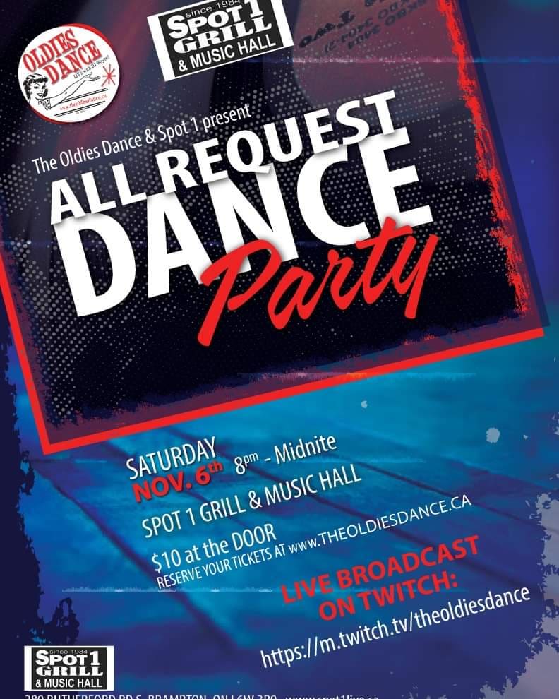theoldiesdance's tweet photo. Tomorrow night join The Original Oldies Dance Live with DJ Wayne at 8pm till Midnight at SPOT 1 Grill &amp; Music Hall. $10 at the door proof of Double Vax required. More details at https://t.co/KqI83GmQX3 See you on the dance floor. 🕺 https://t.co/FO8zQOslT7