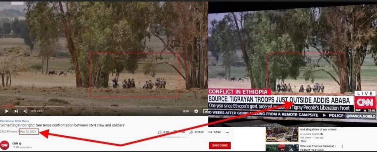 aHackz's tweet image. This is how @CNN deliberately spreads misinformation about Ethiopia. How much did they get paid to air this fake news? #shameful
#EthiopiaPrevails
#NoMore