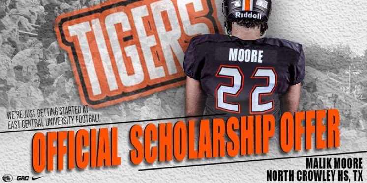 UpTopMalik's tweet photo. Blessed and honored to receive an offer from East Central University @CoachJDavis6 @pittsj87 @CoachGaulden  @NorthCro_FB @KoachMak @CoachRollerson https://t.co/itf25K8SM9
