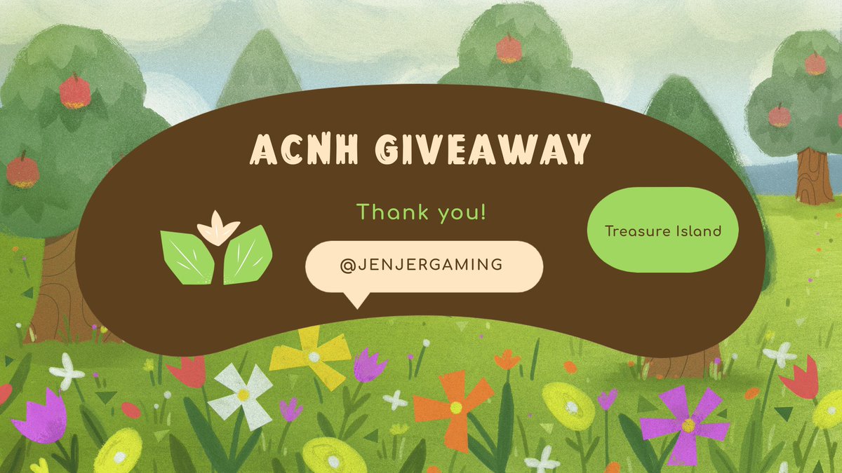 JenJerGaming's tweet image. 🏝️TREASURE ISLAND GIVEAWAY🏝️

We are happy to announce that our new 2.0 items island of Appa has opened from last nights stream! One lucky winner will win a one way trip!

Rules:
- Follow
- Like &amp;amp; Retweet
- Comment for extra entry!

Winner will be announced on Nov 7th 9am PST! 🥂