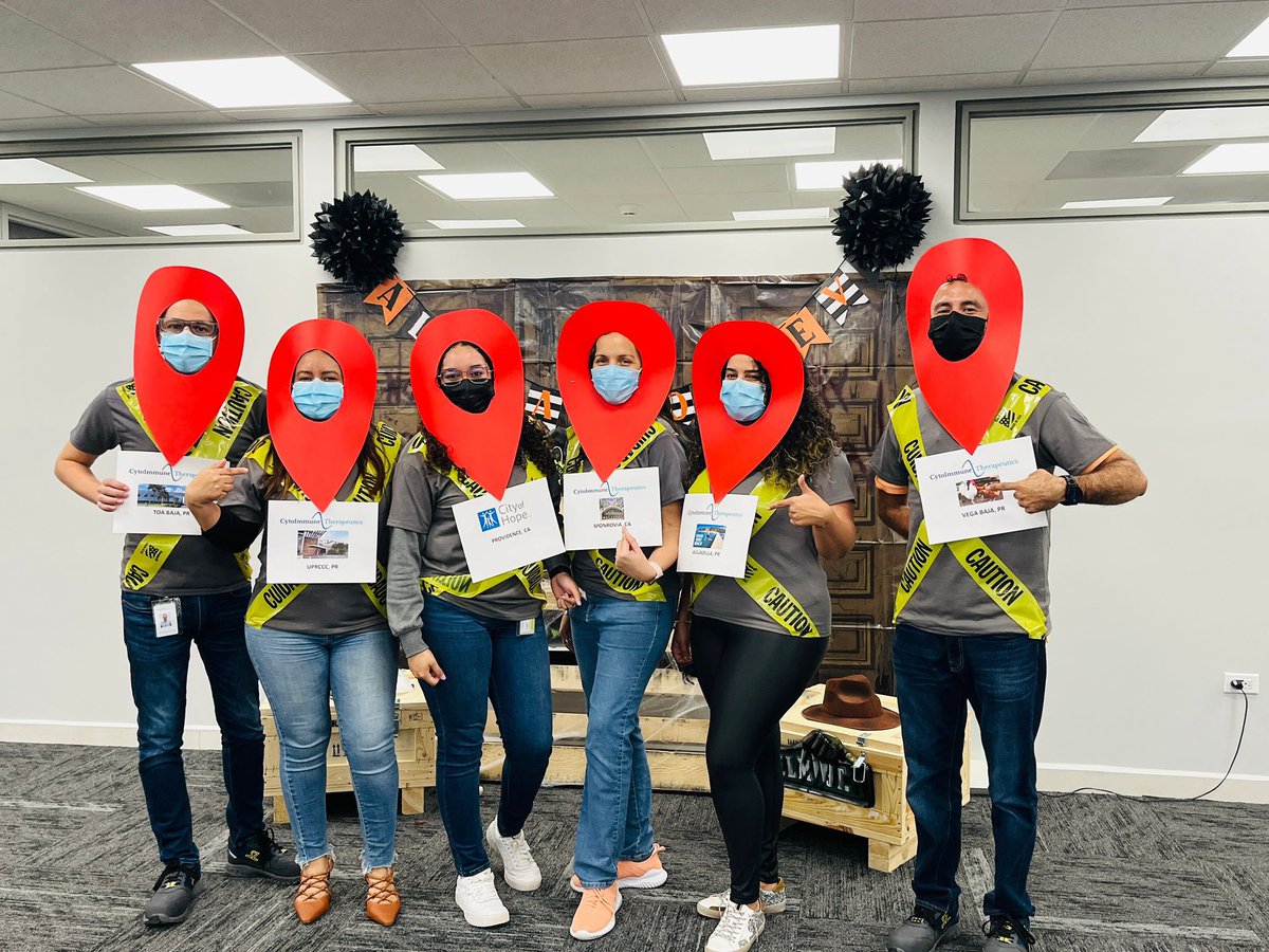 CytoimmunePR's tweet photo. Llegó, llegó, llegó la Navidad a CytoImmune. Estamos aquí, en Toa Baja, trabajando con excelencia creando nuevas alternativas de terapias de cáncer. Somos las manos puertorriqueñas que desean regalar calidad de vida. 
#InnovacionMedica #InvestPR #TratamientoCancer #Navidad2021 https://t.co/BBD6Yewk71
