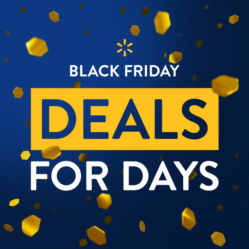 Walmart's tweet photo. ✨MORE DEALS ARE COMING!✨

❤️this tweet to be the first to know when the next batch of Black Friday Deals for Days goes live. PLUS get an early look at one of our new top deals!