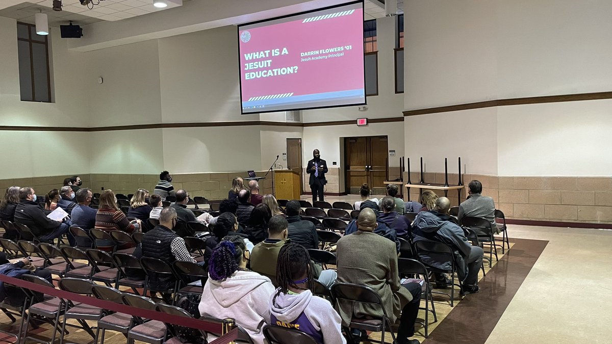 UDJAdmissions's tweet photo. Thank you to everyone who attended last night’s Academy Information Night. If you were unable to attend or want to learn more about the Jesuit Academy, please contact our office at admissions@uofdjesuit.org #YourGoToSchool https://t.co/izYoCEwhet