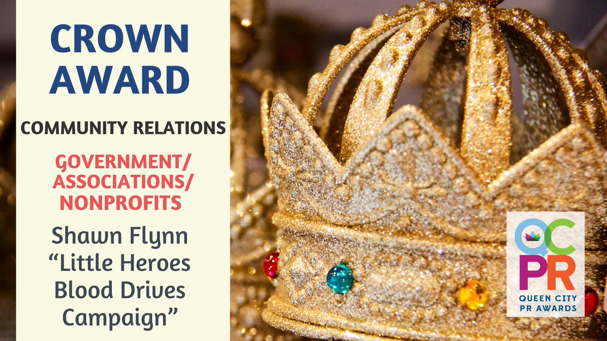 FlynnShawn's tweet photo. #GREATNEWS!

I'm thrilled to accept this #PRSACLT Crown Award in community relations for EVERYONE who participated in the #LittleHeroesBloodDrives campaign. In 2 years, we collected 1700+ units of blood.

We helped to save lives!

@my1blood 
@TheISFoundation 
@ClairesArmy0830 https://t.co/4phdHwwMHa