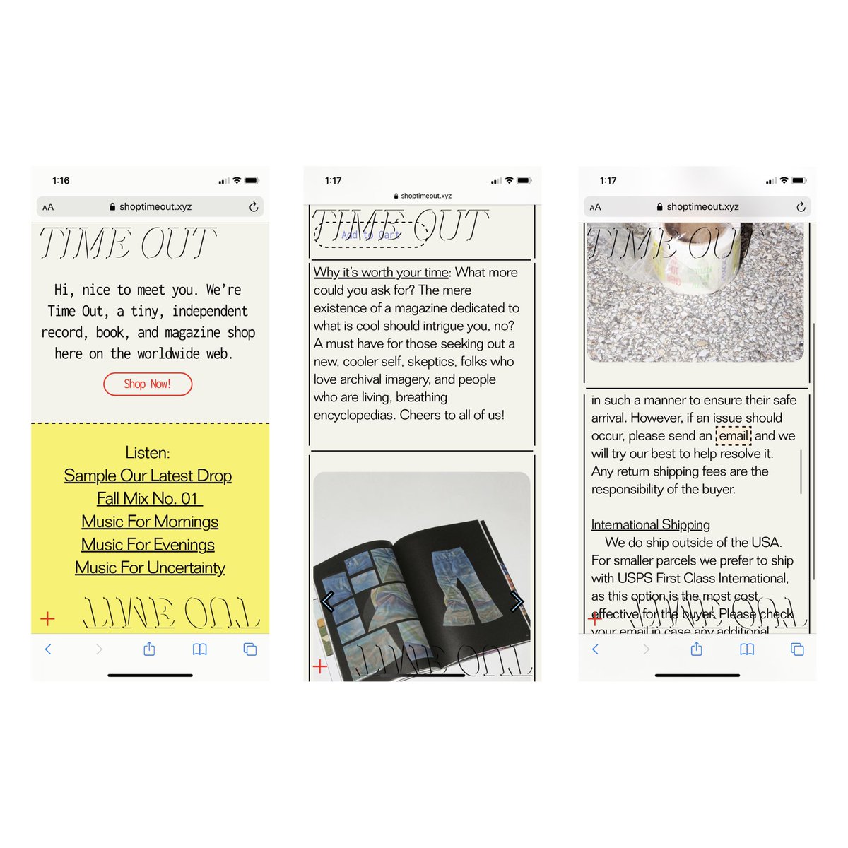 lauralucy_f's tweet photo. Haven’t been on here in quite a while but I’m excited to announce Time Out—a tiny, independent record and book shop established/curated/run by me. I’ve done everything for this baby (branding/web/photography/packaging)! 📫💌https://t.co/V7SxBFhZFC https://t.co/OaJtL6uaww