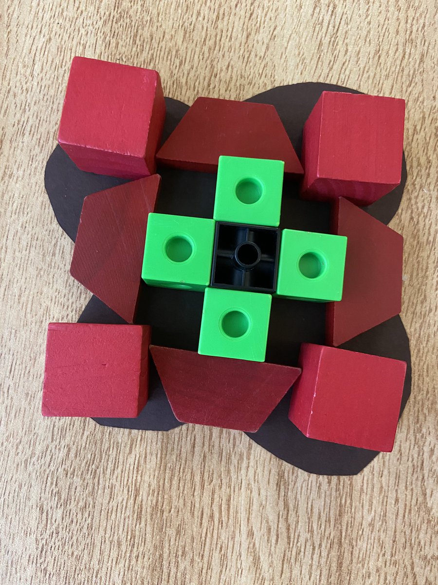 Ss used loose parts to make poppies. Remember, we all need to do our (loose) part to bring peace to the world. So creative!! <a href="/Purveen_Skinner/">Purveen Skinner</a> <a href="/VeteransWeek/">Veterans Week</a>