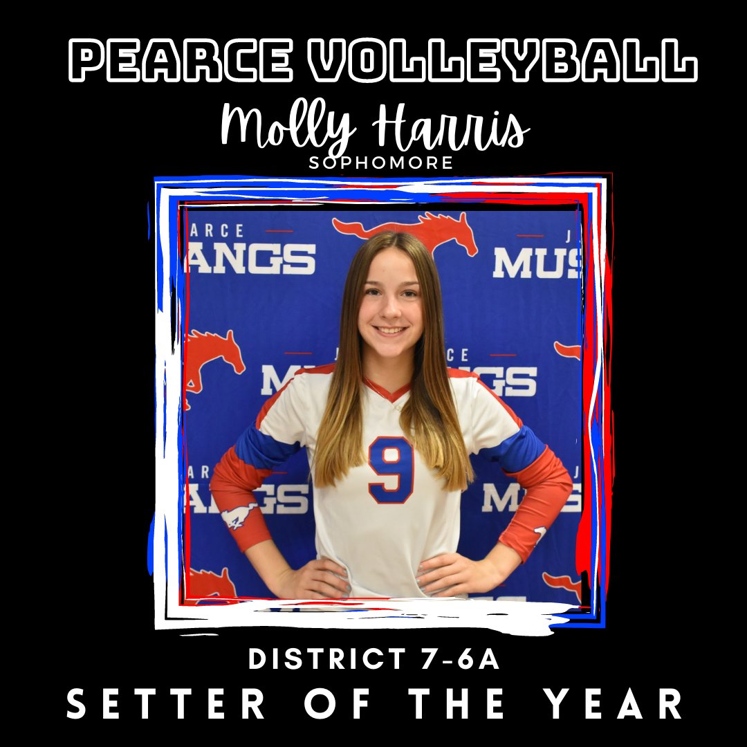 ⚠️2021 District 7-6A Awards⚠️

Congratulations to <a href="/mollyharris42/">Molly Harris</a> (Sophomore - S) for being named the District 7-6A 2021 Setter of the Year! 💙🏐❤

#JJPVB #WeOverMe #AwardSeason