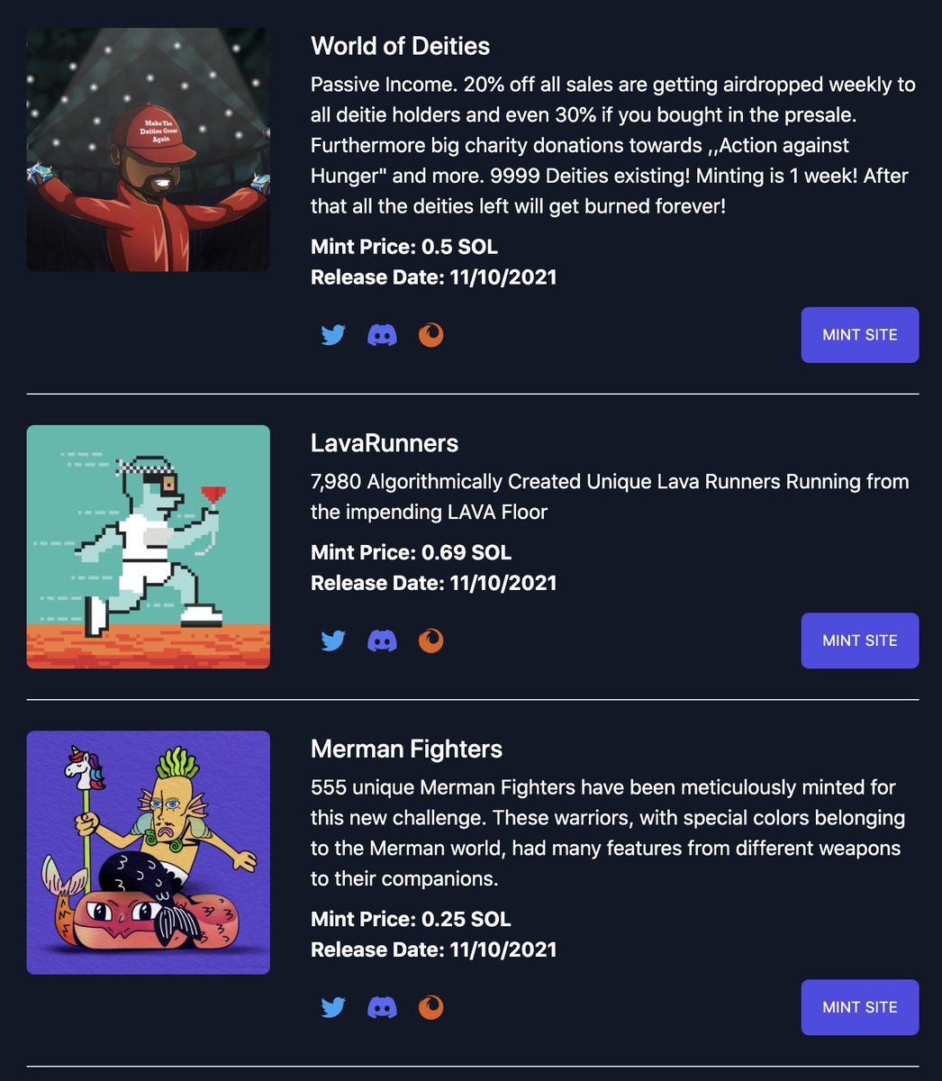 LavaRunners's tweet photo. Might be #noothing thanks to @solanalysis for putting us on the Upcoming #SolanaNFT #mint #solanaszn #NFTCommunity #NFTartist https://t.co/wmDMd8NGtX