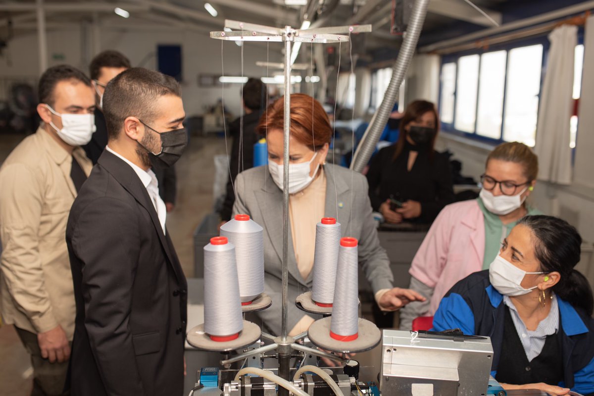 Bugün fabrikamızı kıymetli teşkilatı ile ziyarete gelip ve çalışanlarımızla vakit geçirip sorunlarını dinleyen Sayın Genel Başkanımız Meral Akşener’e teşekkürlerimizi sunarız… <a href="/meral_aksener/">Meral Akşener</a> <a href="/iyiparti/">İYİ Parti</a> <a href="/yetkinozturk06/">Yetkin Öztürk</a> @esmabekar2 <a href="/korayaydintr/">Koray Aydın</a> <a href="/iyipartiankara/">İYİ Parti Ankara İl Başkanlığı</a> <a href="/selamiunur06/">Selami Ünür</a>