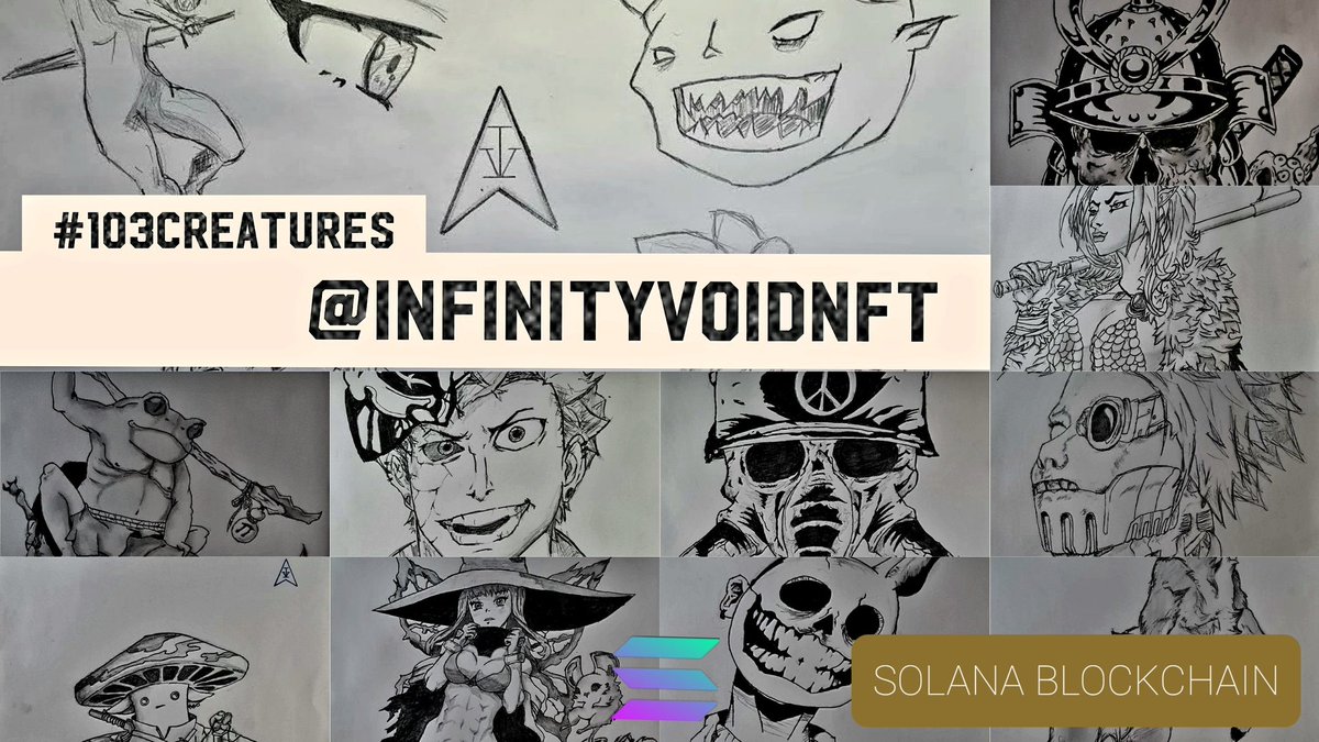 InfinityVoidNft's tweet photo. Showcase Tier I #103Creatures collection.
Listing soon... Stay tuned.
$SOL #SOLSEA #SOLANA #InfinityVoid https://t.co/cuc4HIyFVy