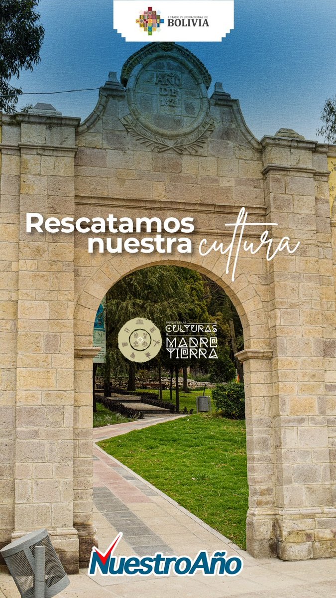 ParqueCulturas's tweet photo. El Parque de las Culturas y de la Madre Tierra es una obra de vocación cultural dirigida a mejorar la calidad de vida de la población boliviana, compuesto por 3 grandes áreas: la Plaza de las Culturas ; el anfiteatro Taypi y el Paseo Macro Regiones.
#Luchounaño
#Nuestroaño https://t.co/vvNVQCZfo6