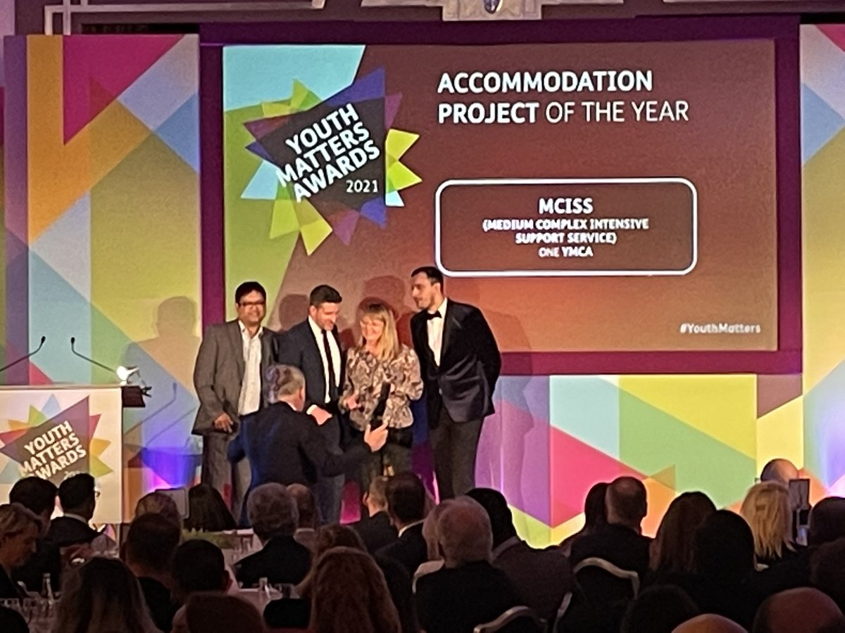 ymcacg's tweet photo. WE WON !! 🥳🎉🎊

We're absolutely buzzing to have won the Accommodation Project of the year award! Our MCISS Project 🤩

Thank you so much to everyone that voted for us! 🙏✨

From all our colleagues, volunteers and service users... it means so much to us! 🥰

#youthmatters https://t.co/BoOGuqvzp3