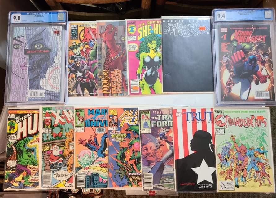 whatwedointhec1's tweet photo. Friday night is alright for buying comics! Join us at 7 pm est on our Facebook live show What We Do in the Comic Shop for these awesome books and more!! https://t.co/masU8Jm46F
