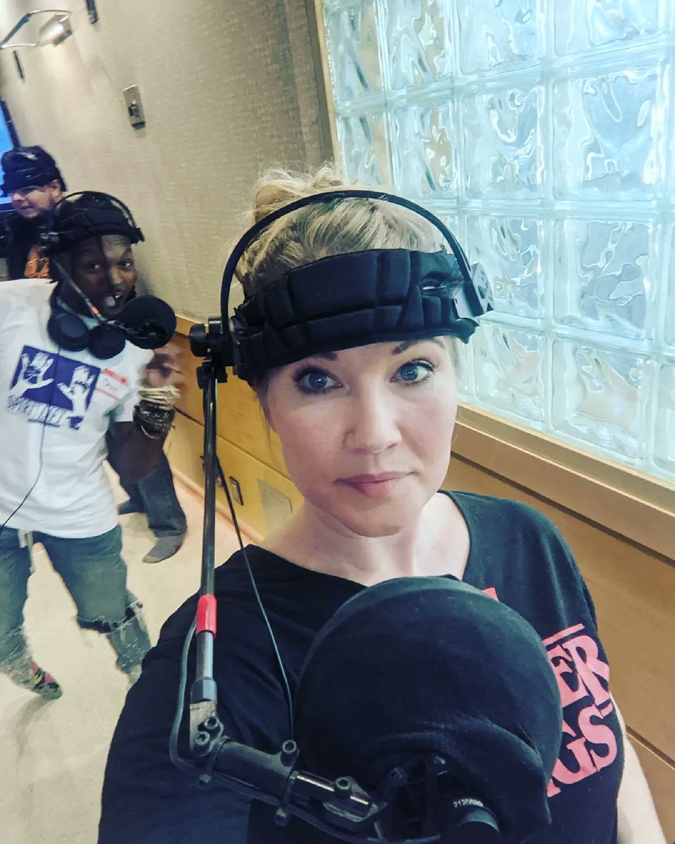 JenFiskum's tweet photo. It's a pretty good day when @tasty_steve & @keitharem photobomb you! ✨
•
@pcbproductions @PatrickGruiaVO @JustineTungVO #mocap #vocap #videogames #headrigs #gamers #voiceover #production #vo #actress #actorslife #pcbentertainment https://t.co/Vuni6EzXTf
