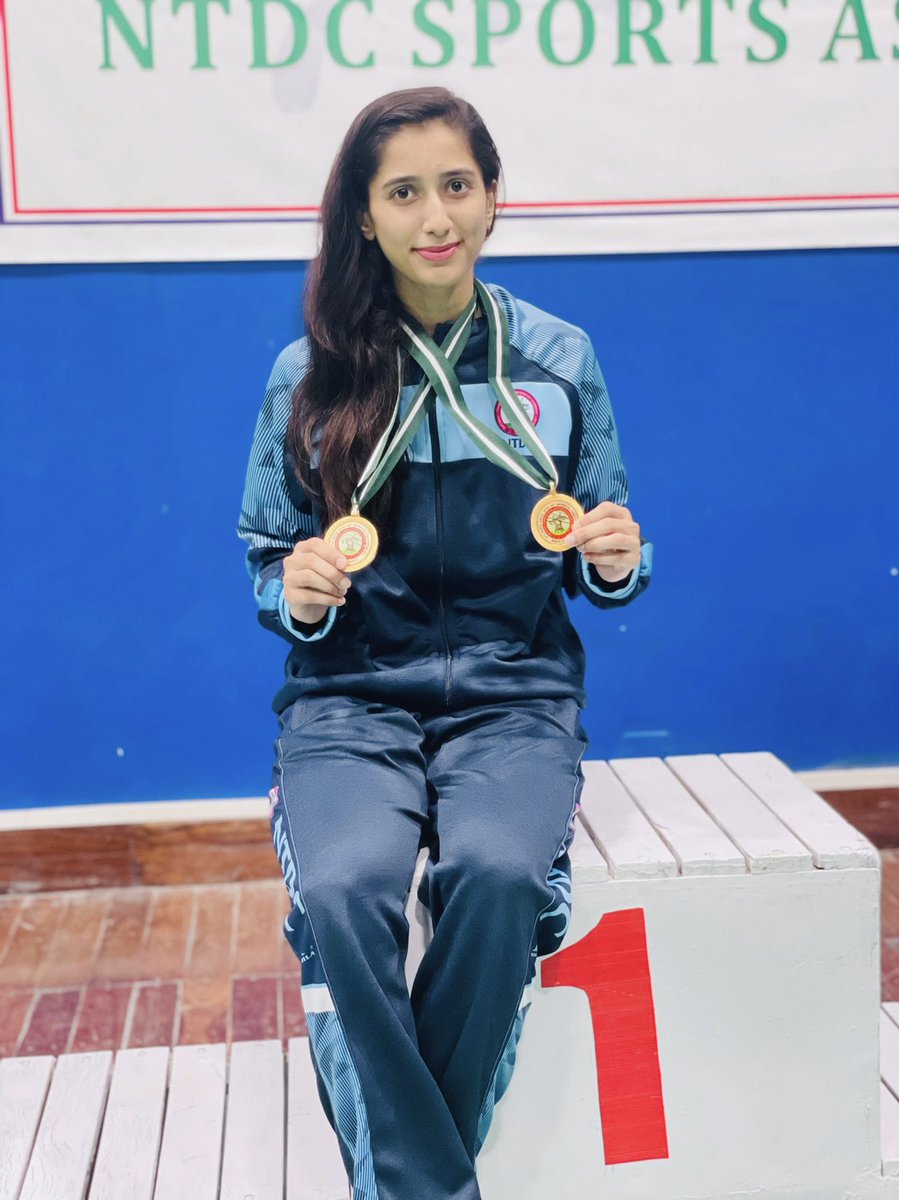 OfficialMahoor's tweet photo. Alhumdulillah, winner of Women’s Singles and Women’s Doubles in ‘Wapda Annual Inter Unit Badminton Competition 2021’ held at Wapda Sports Complex Lahore from 31st October to 5th November 2021. 

#ShukarAlhumdulillah
#NTDC
#WAPDAinterunit
#Olympian
#NationalBadmintonChampion https://t.co/Wk83brMBKw