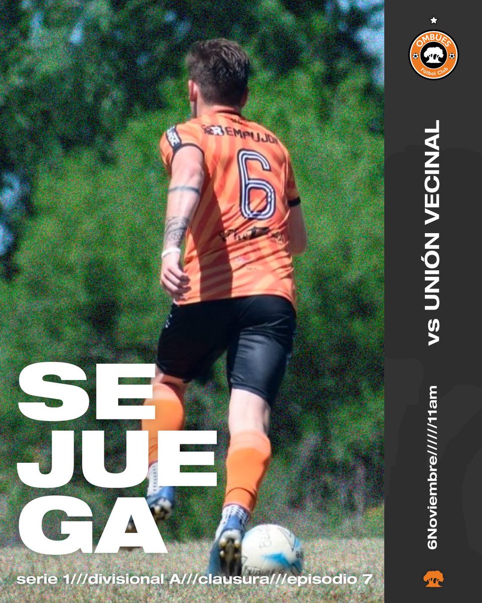 OmbuesFC's tweet photo. Mañana sábado por una nueva entrega de este clausura estaremos enfrentando a @UnionVecinal1 
Será por la séptima y queremos seguir en la pelea desde apasionante torneo

Arriba siempre #ofcdemivida https://t.co/Sp60GgNLXo
