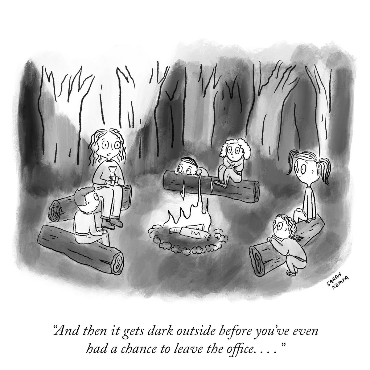 NewYorker's tweet photo. A cartoon by Sarah Kempa. #NewYorkerCartoons https://t.co/2uyc79VXT0