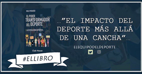 eleqdeldeporte's tweet photo. #LaIdea💡Seguimos compartiendo causas que generaron la aparición de nuestro libro📖🙌🏽

✅ Querer mostrar aristas del deporte poco conocidas, como el marketing deportivo, política y deporte o estadísticas y deporte. https://t.co/rRUEhVuJVx