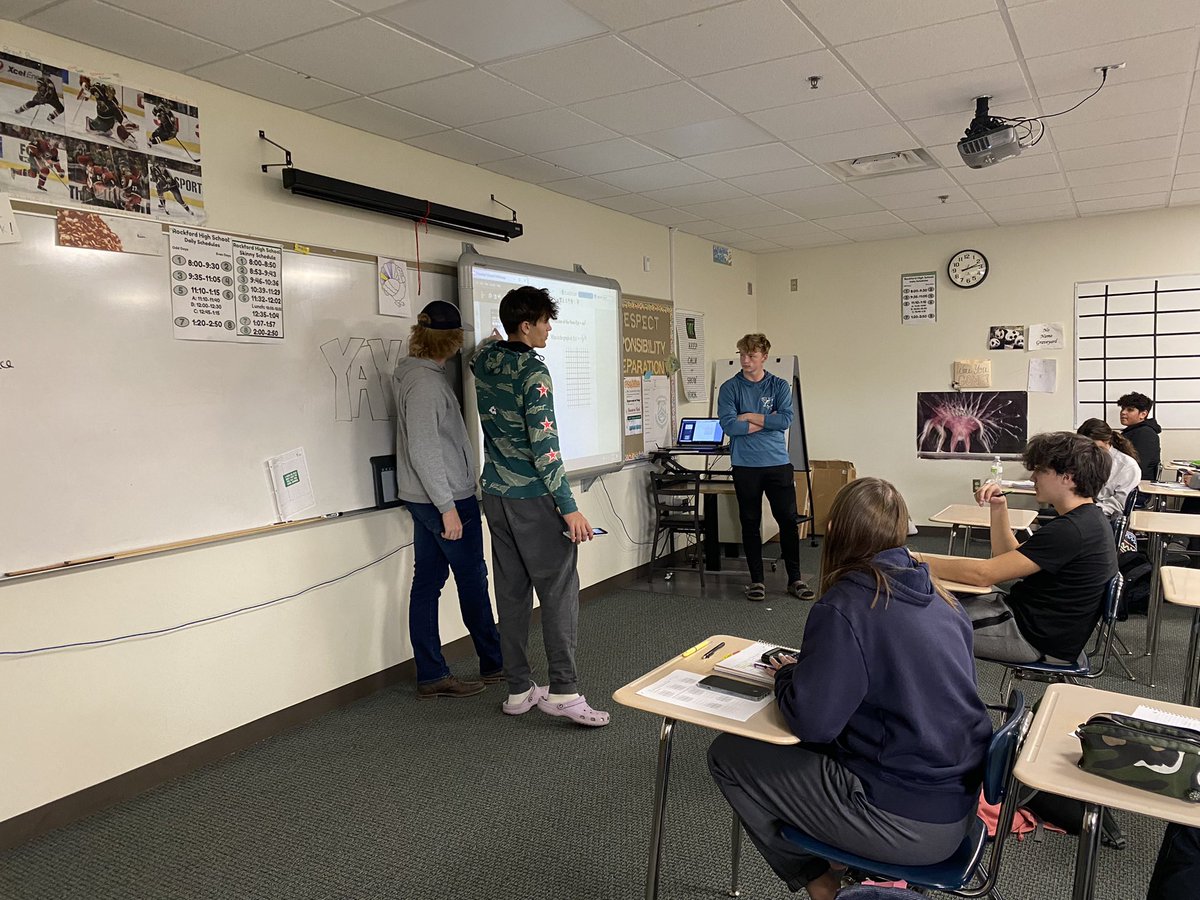 MrPaulMenard's tweet photo. This. This is what makes @ISD883 Rockford High School unique. A teacher had to leave school early, these senior students asked, “Anything you need? We want to help!” Great culture, authentic relationships, tell your kids and neighbors to consider RHS! #proudprincipal #Rockets883 https://t.co/OpLqur63YE