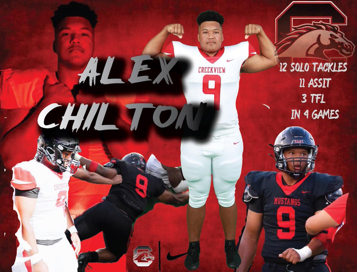 DE/DT <a href="/A_Chilton1/">Alexander Chilton</a> 
After 4 games
🔺12 solos
🔺11 assists 
🔺3 TFLs
🔺1 sack 

#FAST
@Castillo_Ac