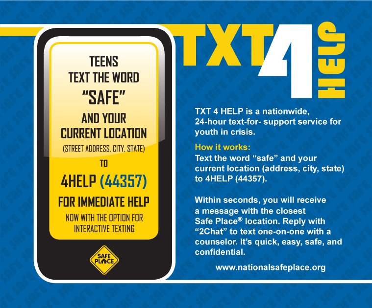 JonathansPlace's tweet photo. We also provide prevention and outreach services by offering Safe Place presentations in local high schools and middle schools. If your school is interested in a Safe Place presentation email DJ at dtippens@kidnet.org. 
#YouAreWelcomeHere #CommunitySafety https://t.co/hO5h3OfJkw
