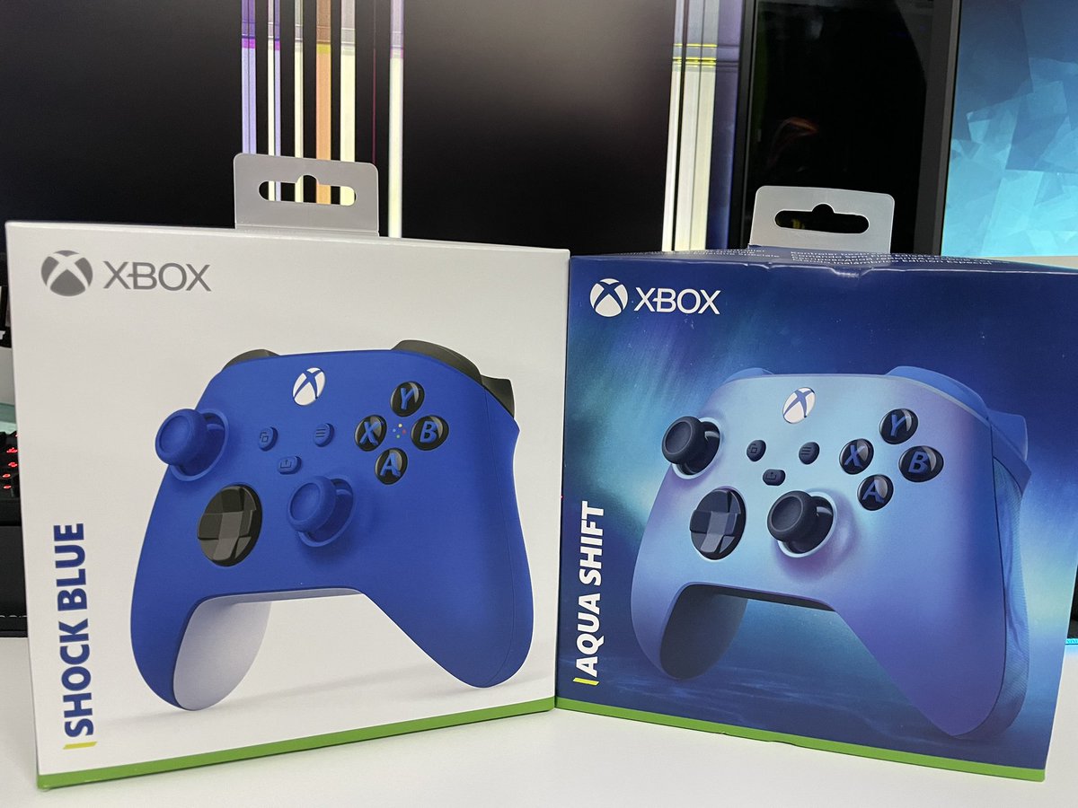 Aliendelado's tweet photo. Nueva adquisición!! #XboxController #AquaShift #ShockBlue #XboxSeriesX #XboxSeriesS #XboxGamePass #GamePass @Xbox_Spain https://t.co/HPyfgJjgR5