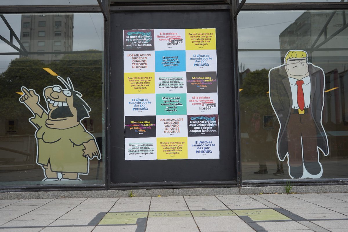FIPRosario's tweet photo. 🍀 Intervención con poemas de Poeta Sérgio Vaz en Casa de la Cultura Arijón y Centro Cultural Roberto Fontanarrosa
¡Ya pueden pasar a verla!
#FIPR29 #poesíaenlasorillas #festival #poesía #rosario https://t.co/a0XV2aZNVn