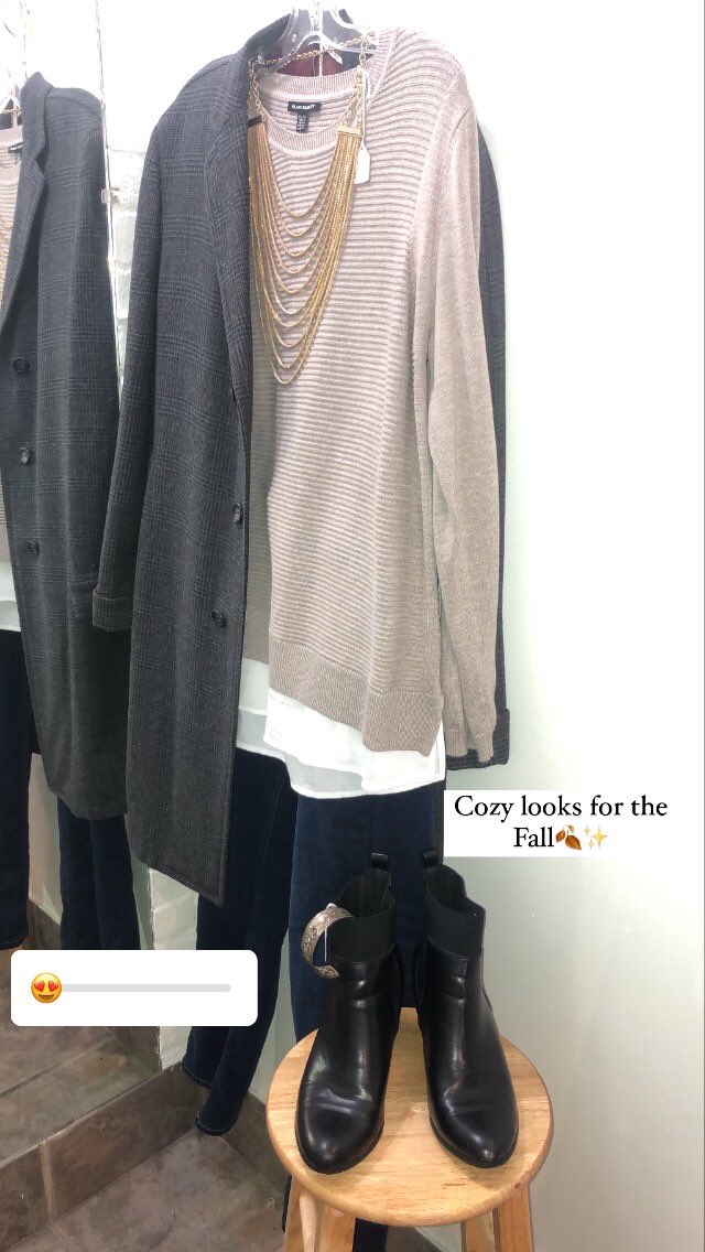 RobynLePrix's tweet image. Hello sweater weather😍! What look is your favourite? 
#sweaterweather #fashionstyle #leprixonme