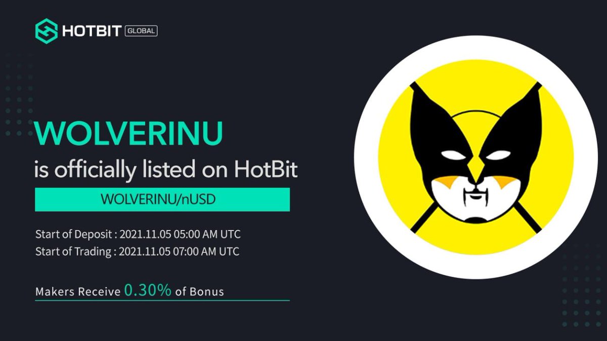 dllyfts's tweet photo. @carlmoon @Wolverinutoken is a monster, here’s  a few things happening and much more coming! 

🔥AMA today with @AdamEShelton 
🔥@Hotbit_news listing 
🔥@tiktok_us dance with prize $$$
🔥NFT teaser out 
🔥Beta game coming this month 

#WOLVERINU #eth #Ethereum #BTC  #crypto #NFTGame https://t.co/OLKPloofLq