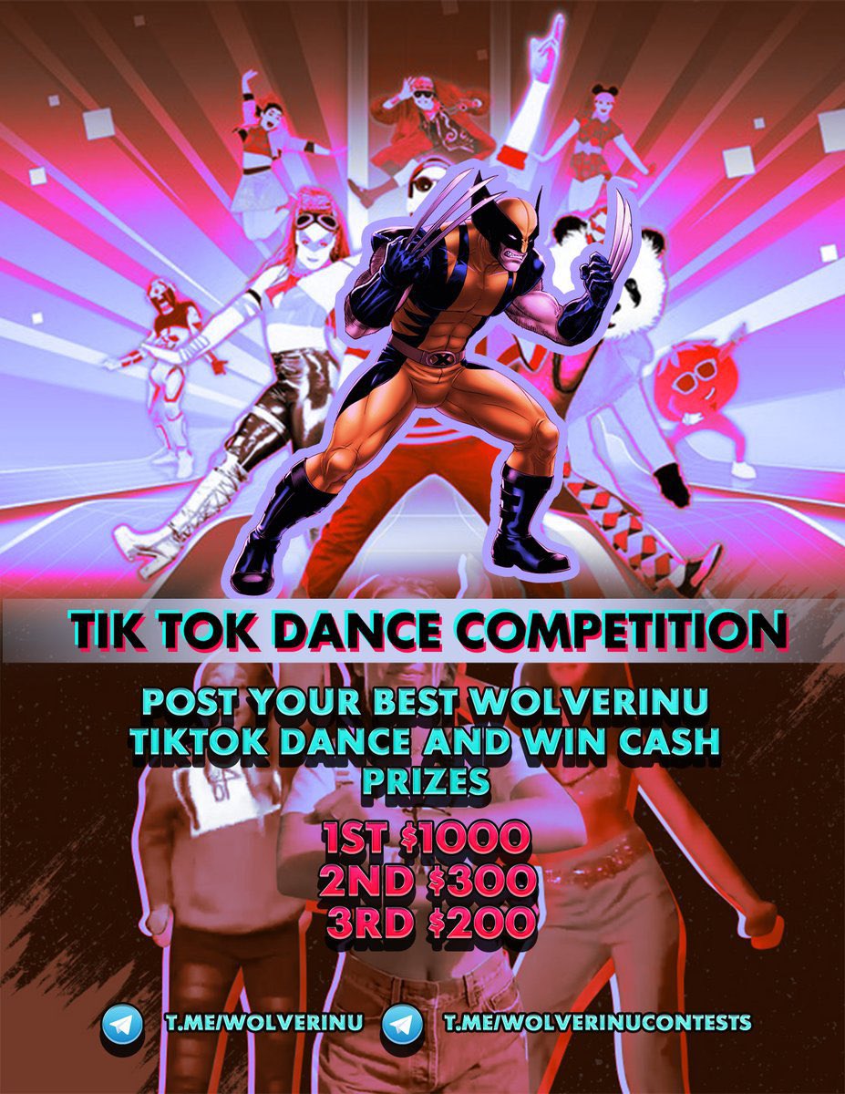 dllyfts's tweet photo. @carlmoon @Wolverinutoken is a monster, here’s  a few things happening and much more coming! 

🔥AMA today with @AdamEShelton 
🔥@Hotbit_news listing 
🔥@tiktok_us dance with prize $$$
🔥NFT teaser out 
🔥Beta game coming this month 

#WOLVERINU #eth #Ethereum #BTC  #crypto #NFTGame https://t.co/OLKPloofLq