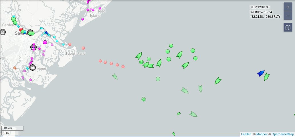 TheIntelFrog's tweet photo. Port Report 11/5
Port - In port(chg)/At anchor(chg)/Avg time at anchor(chg)
LA - 23(0)/32(-2)/14.6 days(+.5)
Long Beach - 12(+1)/35(-2)/14.1 days(+.3)
14 - ships awaiting processing by port of LA or Long Beach
Savannah - 6 (+1)/22(0)/N/A
#PortProblems #LA #LongBeach #Savannah https://t.co/660cmGke8d