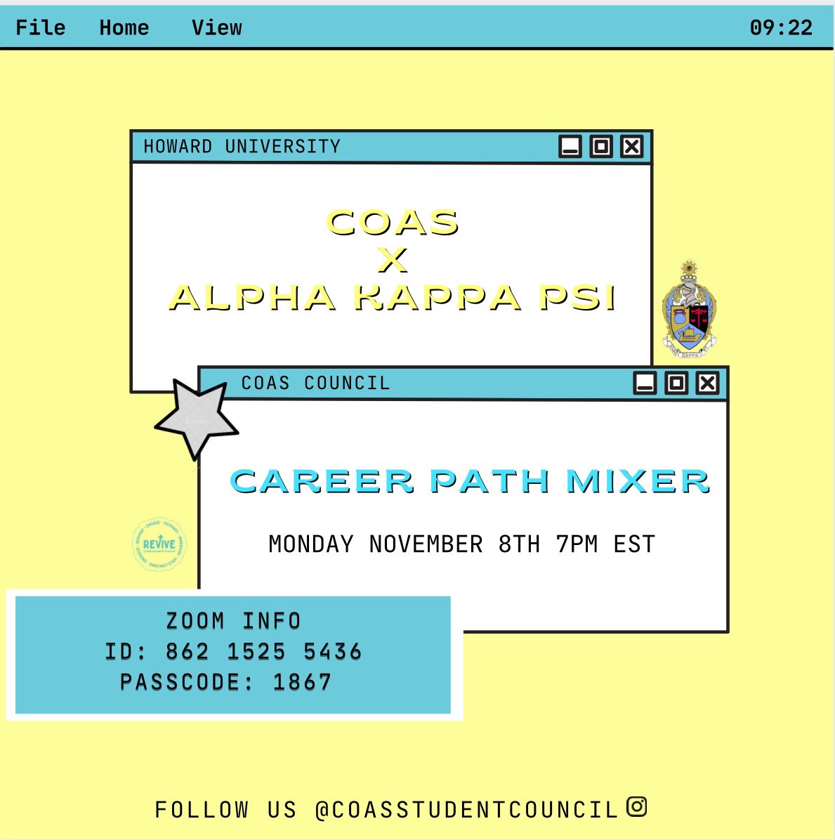 COAS Student Council tweet media