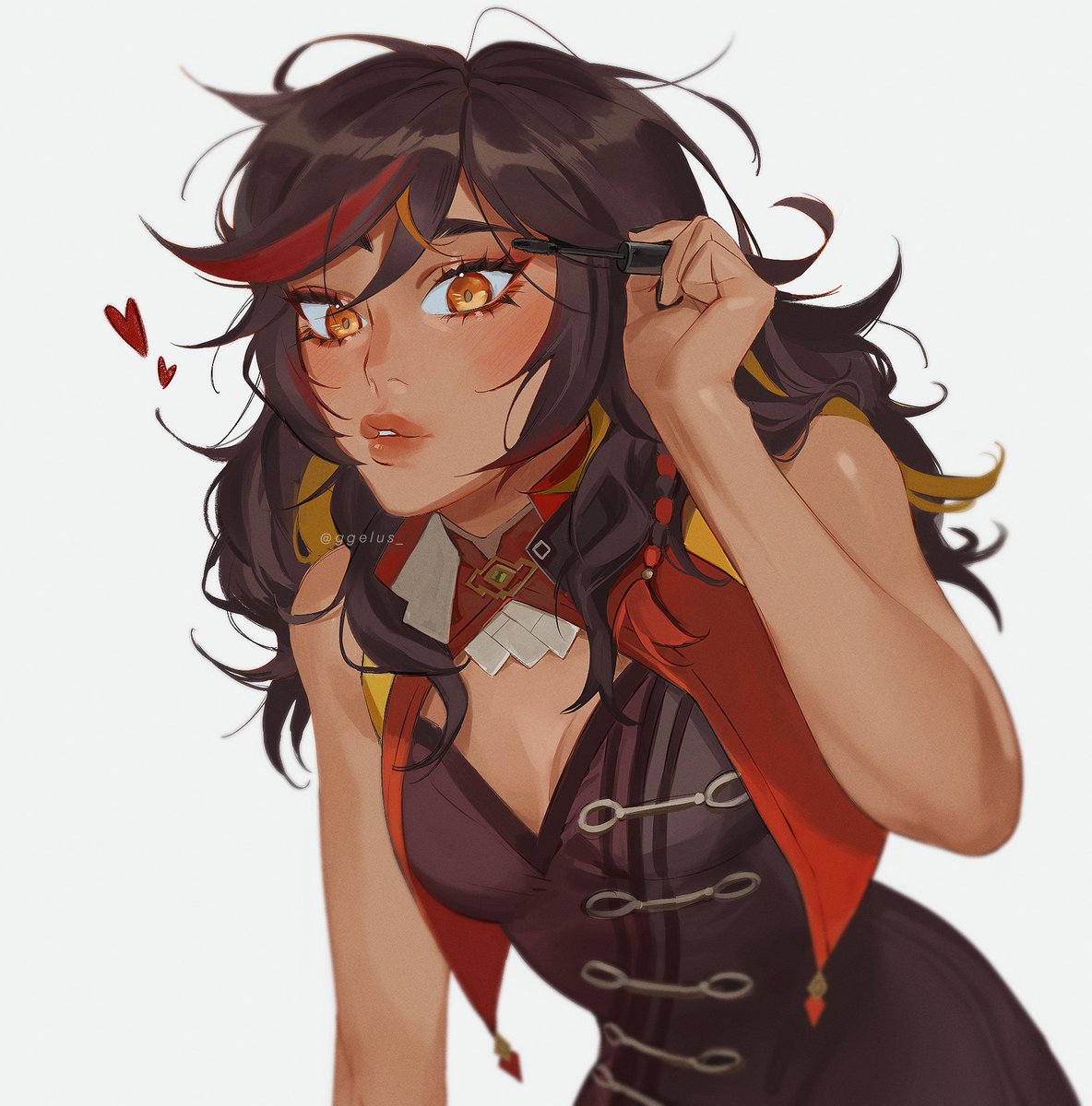 ggelus_'s tweet photo. Xinyan with long hair(? Idk I just wanted to practice drawing hair  

#GenshinImpact #xinyan https://t.co/H3Lb6MgDcv