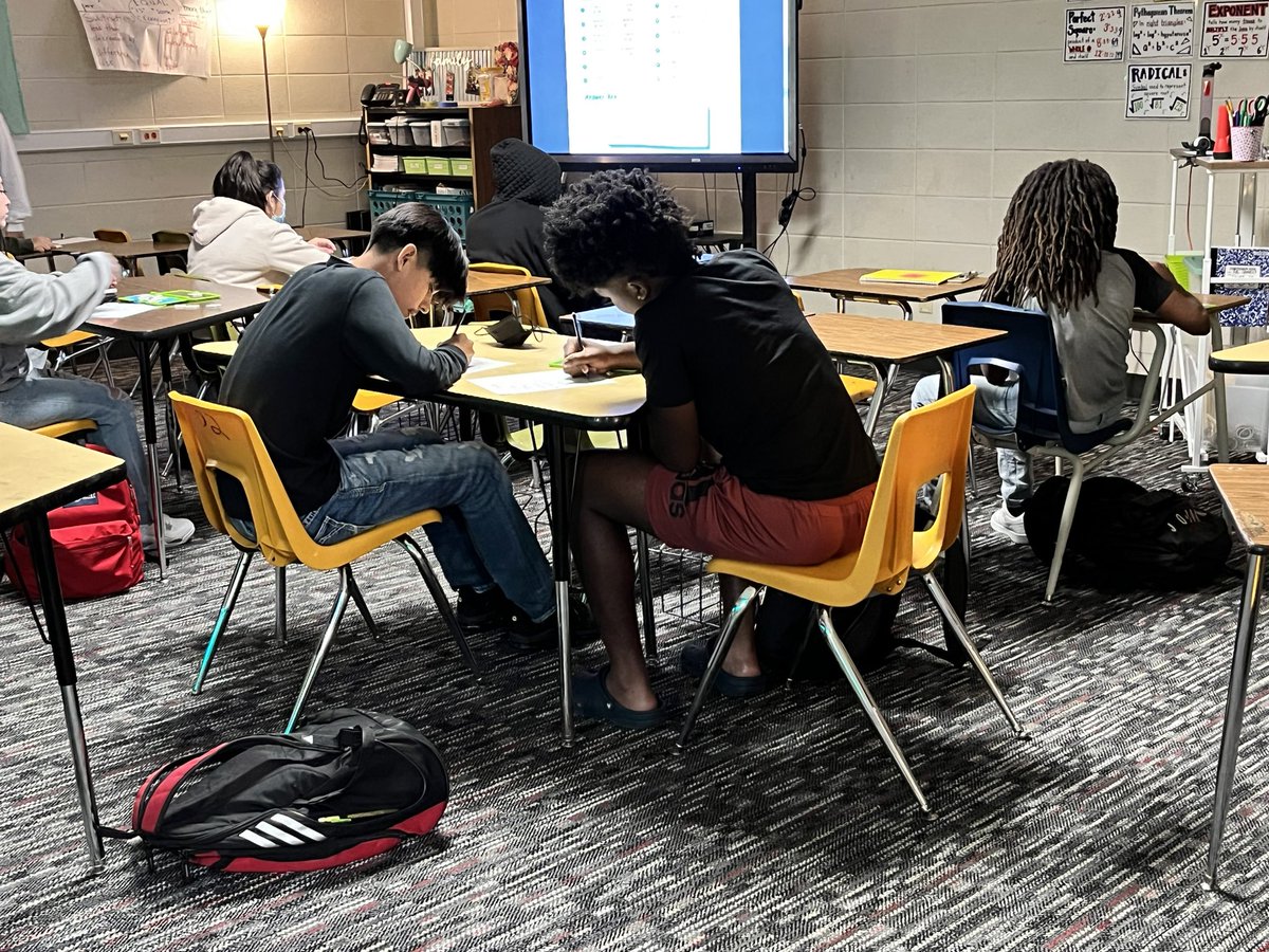 KICoachScott's tweet photo. I’m always roaming the halls checking on my boys when I can. I walked in a Math class and 2 of my boys were leading the class! Let’s gooooooo, fellas! Good job, Jaedon&amp; Jesse! Lunch on Coach! 🖤❤️🧠 https://t.co/pnocax240M