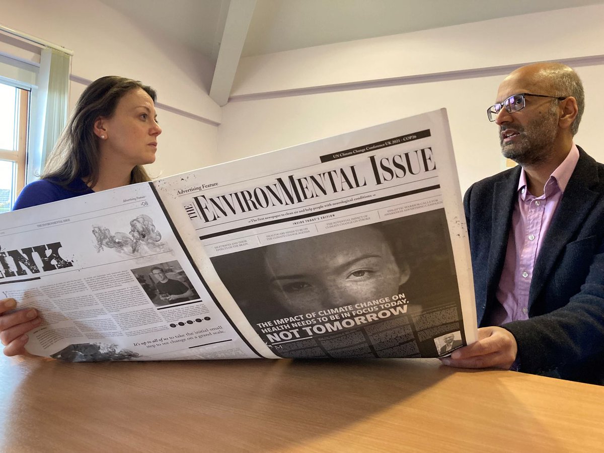 epilepsysociety's tweet photo. Our MP @SarahGreenLD spoke to our Director of Genomics, Professor Sanjay Sisodiya, about impacts #climatechange could have on #epilepsy &amp; the need for urgent research.

Read Prof Sisodiya's full article in @heraldscotland #theEnvironMentalissue 👉 https://t.co/TcVyJtdI9u

#Cop26 https://t.co/4xE33lKV8p