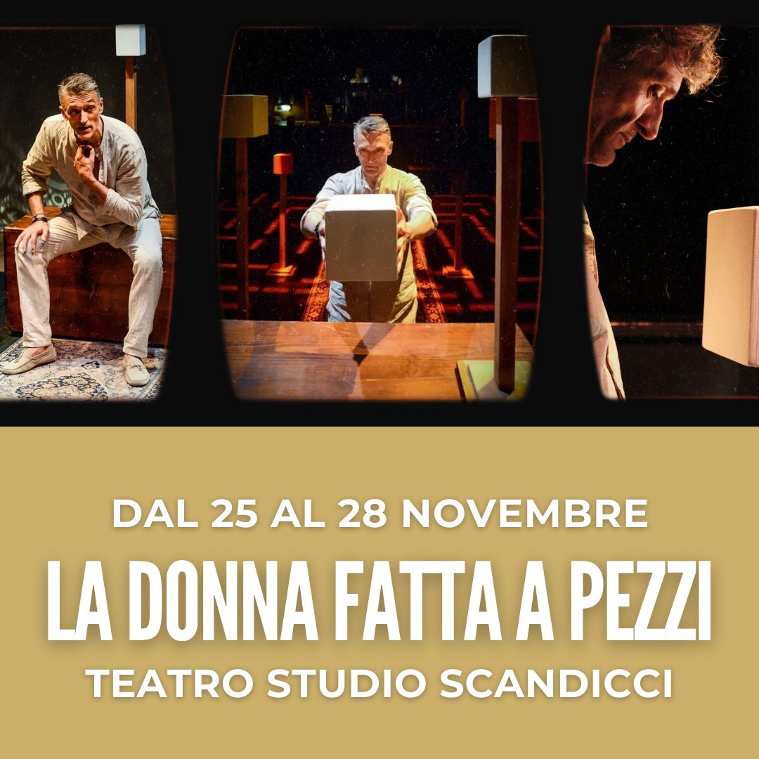 ♀️In occasione della #GIORNATAINTERNAZIONALECONTROLAVIOLENZASULLEDONNE

LA DONNA FATTA A PEZZI
una produzione de Il Teatro delle Donne
di Filippo Renda
aiuto regia Martina Vianovi
con Antonio Fazzini

‼️PRENOTATE ORA IL VOSTRO BIGLIETTO!
teatro.donne@libero.it | 055.2776393